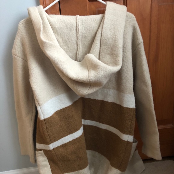 Lulu’s Cozy Tan/Brown Sweater Cardigan - Picture 3 of 6